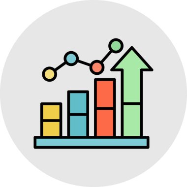 grafik vektör simgesi grafiği için basit vektör illüstrasyonu