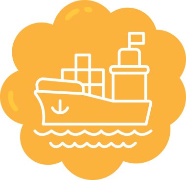 kargo gemisi. Basit tasarım