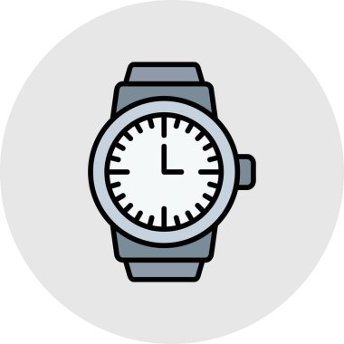 Modern saatin vektör çizimi