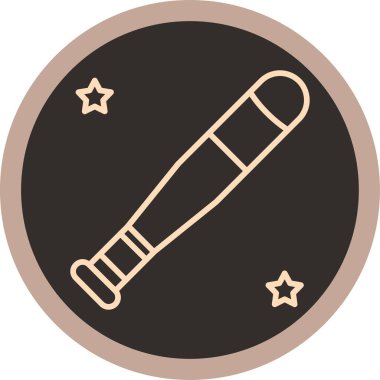 Dövme simgesinin vektör çizimi