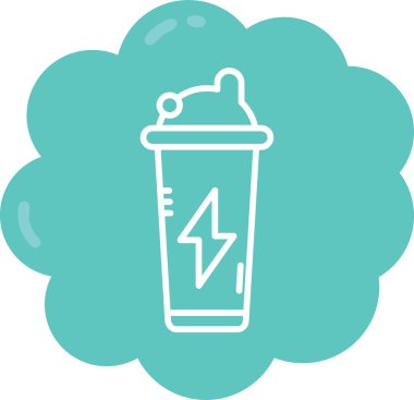 Enerji. Web simgesi basit tasarım