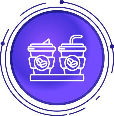 Kap ikonu vektör illüstrasyonu