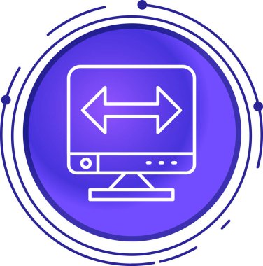 seo modern simgesinin vektör illüstrasyonu