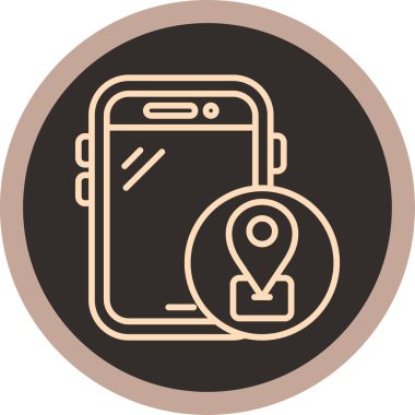 konum. Web simgesi basit tasarım