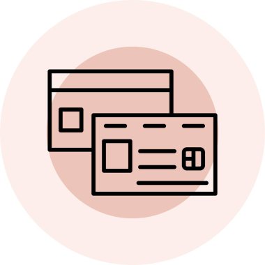 tarayıcı simgesi vektör illüstrasyonu