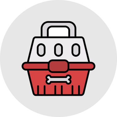 Alışveriş sepeti ikonu vektör illüstrasyonu