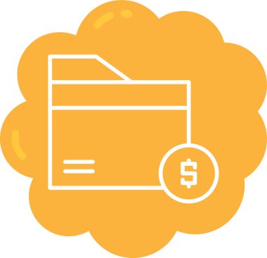 Bulut. Web simgesi basit tasarım