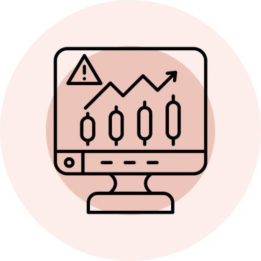 Ağ simgesi. Grafiğin vektör illüstrasyonu