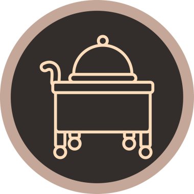 Gıda simgesinin vektör illüstrasyonu