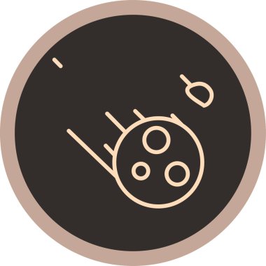 Bir b simgesinin vektör illüstrasyonu