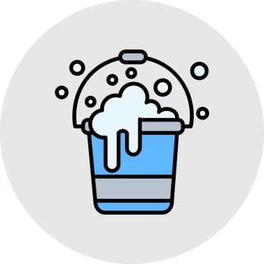 Çizgi film simgesinin vektör çizimi