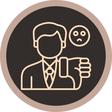 İnsan simgesinin vektör illüstrasyonu