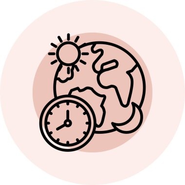 Saatli dünya küresi