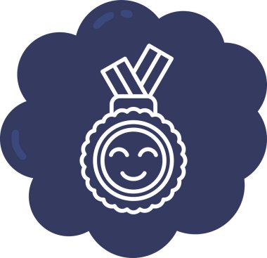 Bir çiçek simgesinin vektör illüstrasyonu