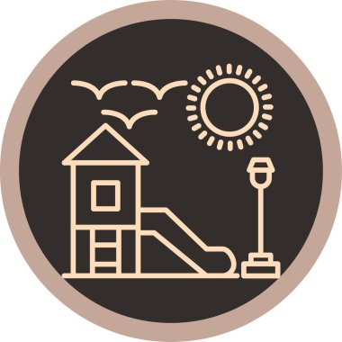 Bir evin vektör illüstrasyonu