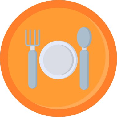 Tabak ve çatal bıçak takımı simgesi