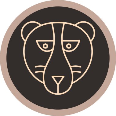 hayvan simgesi vektör illüstrasyonu