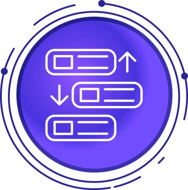 Modern bir simgenin vektör illüstrasyonu