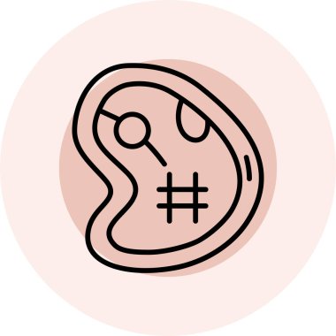 Modern b 'nin vektör illüstrasyonu eksik simgesi