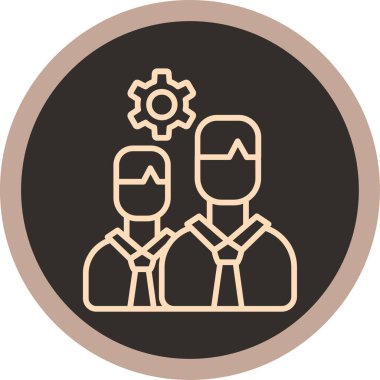 iş simgesi vektör illüstrasyonu