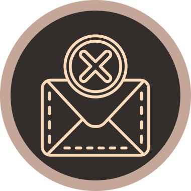 Bir harf simgesinin vektör illüstrasyonu