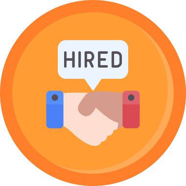 İş. Web simgesi basit illüstrasyon