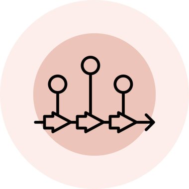 seo modern simgesinin vektör illüstrasyonu