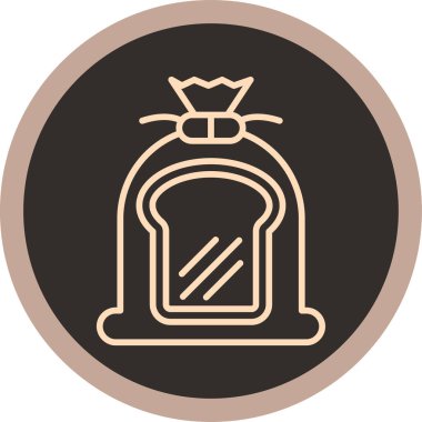 Vektör simgesi bir çanta