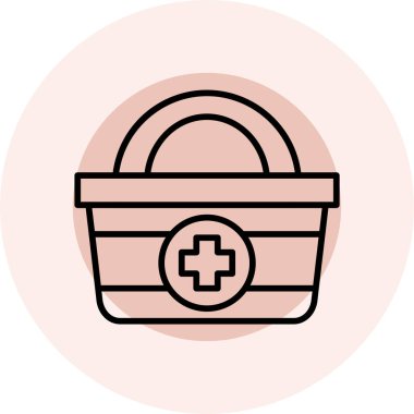 Modern basit simgenin vektör illüstrasyonu