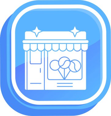 mağaza konumu simgesi - taslak biçimi