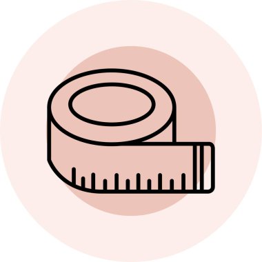 vektör mezura simgesi