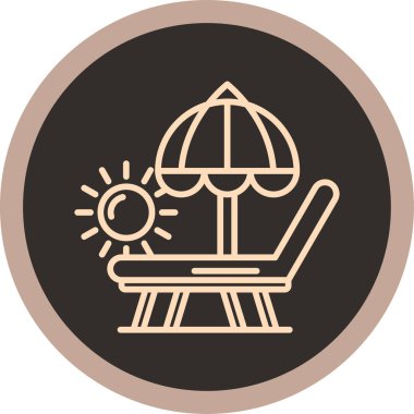 Modern simgenin vektör illüstrasyonu