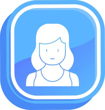 avatar. Web simgesi basit tasarım