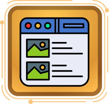 veri analizi. Beyaz arkaplanda basit simge, illüstrasyon, vektör