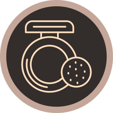 Yemek. Web simgesi basit tasarım