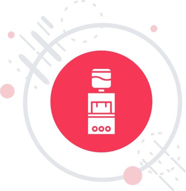 Beyaz arka planda beyaz fırın simgesi izole edildi. Fırın ikonu işareti. Çember düğmesi. vektör illüstrasyonu