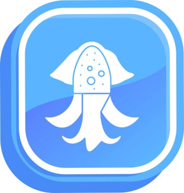 balık simgesi vektör illüstrasyonu