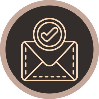 Vektör E- posta simgesi illüstrasyonu