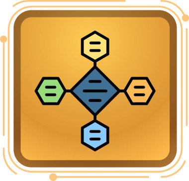 DNA molekül simgesi, basit biçim