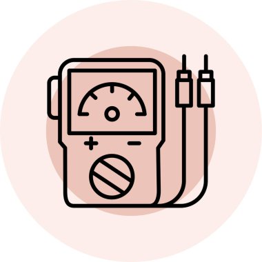 Tansiyon ikonu vektör illüstrasyonu