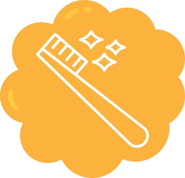 Süpürge. Web simgesi basit illüstrasyon