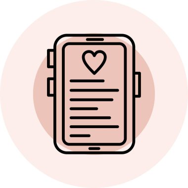 Uygulama modern simgesinin vektör illüstrasyonu