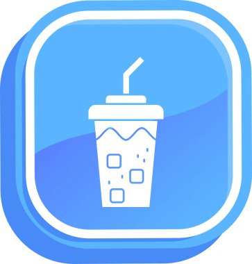 Kahve fincanı ana hatlı içecek ikonu