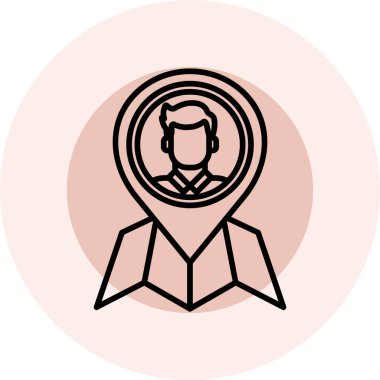 İş ve finans simgesinin vektör illüstrasyonu