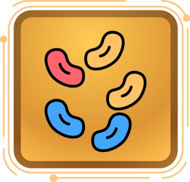 Moda tarzında izole edilmiş iki köpek simgesi