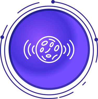 Doldurulmuş Akıllı ev simgesi beyaz arkaplanda izole edildi. Uzaktan kumanda. Vektör.