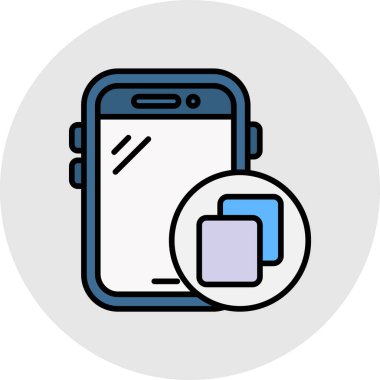 cep telefonu ikonu vektör illüstrasyonu