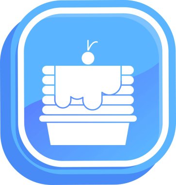 Alışveriş. Web simgesi basit illüstrasyon