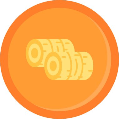 Bir sikkevektör illüstrasyon