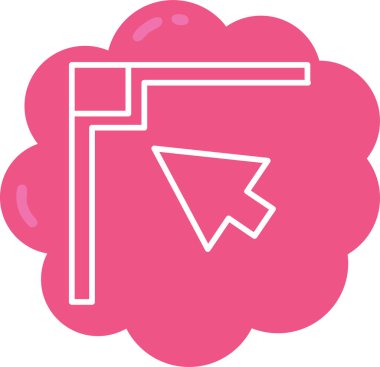 Bir karikatür Noel ağacının vektör çizimi